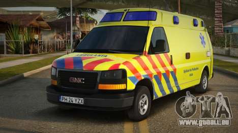GMC Savana - Mental Health Ambulance für GTA San Andreas