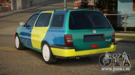 1998 Volkswagen Golf Mk3 Variant Harlequin pour GTA San Andreas
