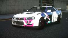 Nissan Skyline R34 Vinor S10 für GTA 4