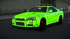 Nissan Skyline R34 Vinor S8 für GTA 4