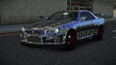 Nissan Skyline R34 Vinor S6 pour GTA 4