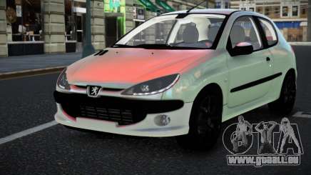 Peugeot 206 Lahvifelo pour GTA 4