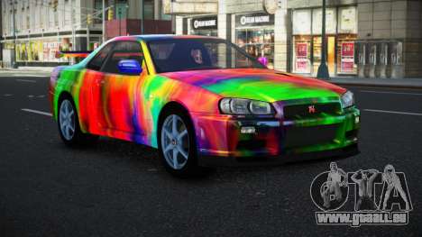 Nissan Skyline R34 Bassty S14 für GTA 4