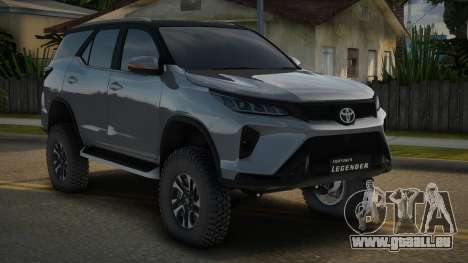 2022 Toyota Fortuner Legender Full interior für GTA San Andreas