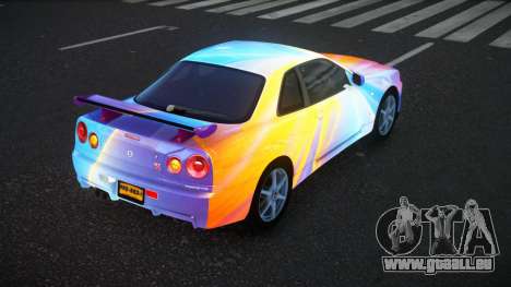 Nissan Skyline R34 Bassty S8 für GTA 4