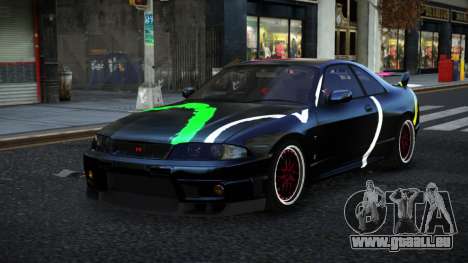 Nissan Skyline R33 Joroca S14 pour GTA 4
