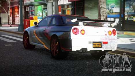 Nissan Skyline R34 Nolia S10 pour GTA 4