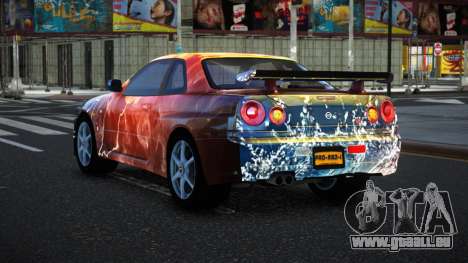 Nissan Skyline R34 Bassty S10 für GTA 4
