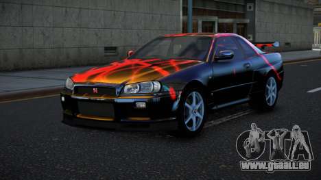 Nissan Skyline R34 Bassty S12 pour GTA 4