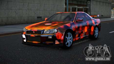 Nissan Skyline R34 Bassty S6 für GTA 4