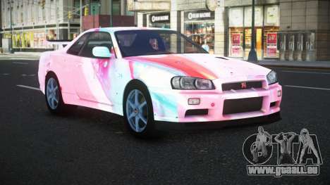 Nissan Skyline R34 Bassty S4 für GTA 4