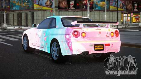 Nissan Skyline R34 Bassty S4 für GTA 4