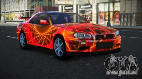 Nissan Skyline R34 Bassty S13 für GTA 4