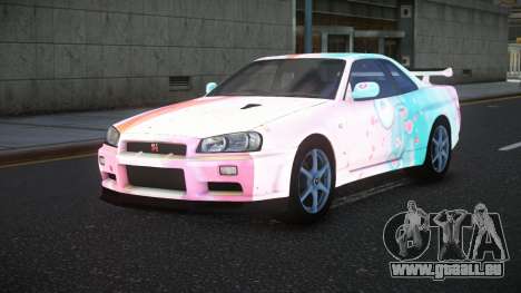 Nissan Skyline R34 Bassty S4 für GTA 4