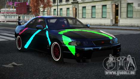 Nissan Skyline R33 Joroca S14 pour GTA 4