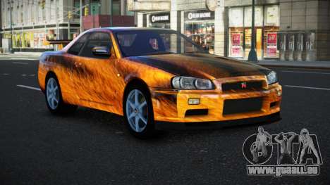 Nissan Skyline R34 Bassty S7 pour GTA 4