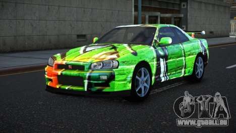 Nissan Skyline R34 Bassty S1 pour GTA 4