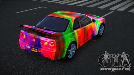 Nissan Skyline R34 Bassty S14 für GTA 4