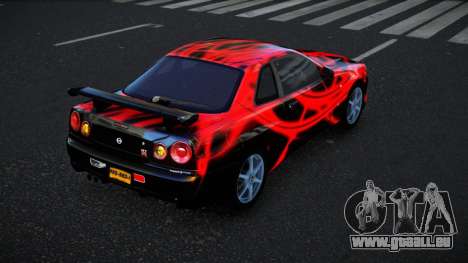 Nissan Skyline R34 Bassty S12 pour GTA 4
