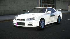 Nissan Skyline R34 Bassty S11 pour GTA 4