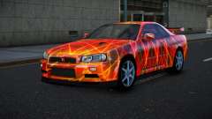 Nissan Skyline R34 Bassty S13 für GTA 4