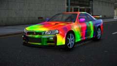 Nissan Skyline R34 Bassty S14 pour GTA 4