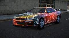 Nissan Skyline R34 Bassty S10 pour GTA 4