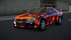 Nissan Skyline R34 Bassty S6 für GTA 4
