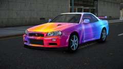Nissan Skyline R34 Bassty S8 für GTA 4