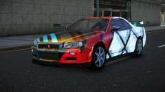 Nissan Skyline R34 Bassty S9 pour GTA 4