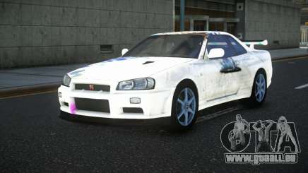Nissan Skyline R34 Bassty S11 pour GTA 4