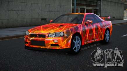 Nissan Skyline R34 Bassty S13 pour GTA 4