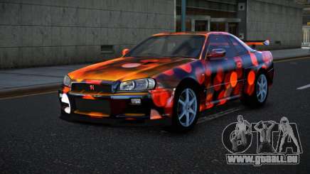 Nissan Skyline R34 Bassty S6 pour GTA 4