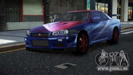 Nissan Skyline R34 Nolia S6 für GTA 4