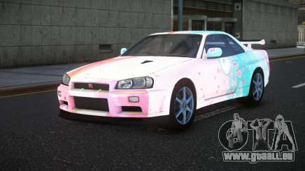 Nissan Skyline R34 Bassty S4 pour GTA 4