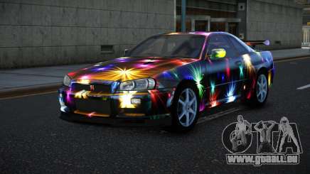 Nissan Skyline R34 Bassty S2 pour GTA 4