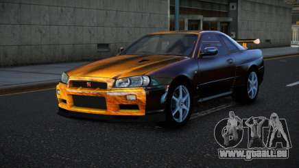Nissan Skyline R34 Bassty S7 pour GTA 4