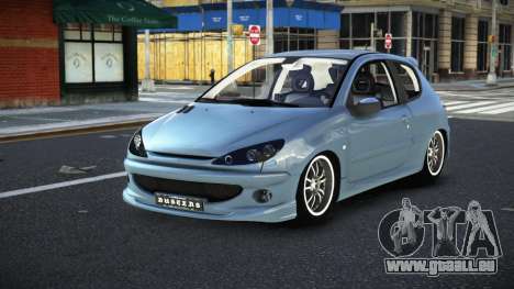 Peugeot 206 Diwaqigo für GTA 4