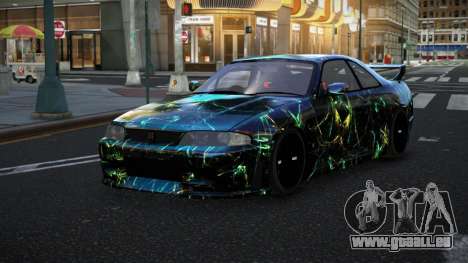 Nissan Skyline R33 Mexron S11 pour GTA 4