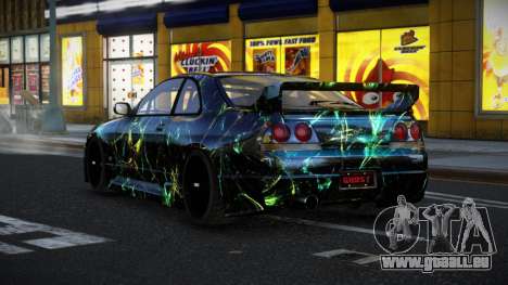 Nissan Skyline R33 Mexron S11 pour GTA 4